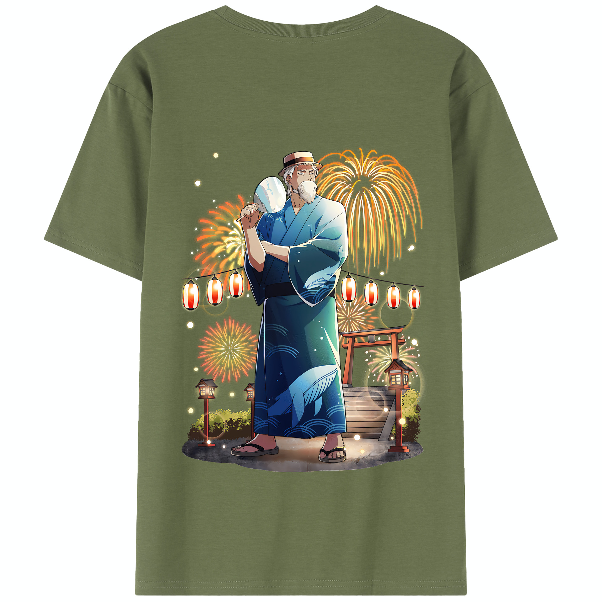 （画像用） 文豪ストレイドッグス Bungo Stray Dogs 綿100％半袖Tシャツ（背面プリント）